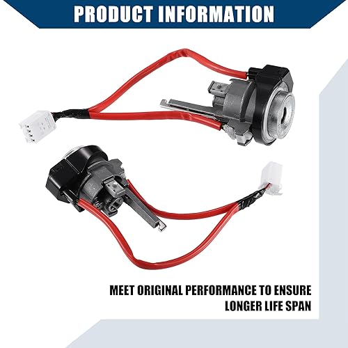 Miniatura 6 de No.819003WG00 - Cilindro de bloqueo de interruptor de encendido para automóvil con 2 llaves para Kia Sportage 2011-2016 / Juego de cilindros de