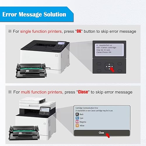 Miniatura 3 de TOPRINT Cartucho de tóner compatible 057H (057) alto rendimiento 10000 páginas para Canon LBP236dw MF445dw LBP226dw MF455dw MF448dw MF449dw MF443dw