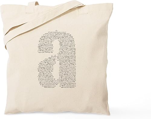 Miniatura 8 de CafePress A Is For Austen - Bolsa reutilizable de lona color beige natural