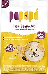 Papapá, Cereal infantil, Petit Cereal, Avêia Integral com Banana & Ameixa, Pouch, 170g, Amarelo