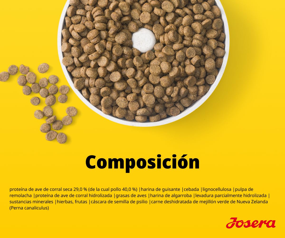 JOSERA Light & Vital (1 x 12,5 kg) | Adultos | Pienso seco con Pollo y Guisantes para Perros Adultos | Bajo Contenido en Grasas y Alto Contenido en proteínas para el Control del Peso