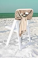 Vista 135 de Sakkas - Chal liso, suave y sedoso Negro