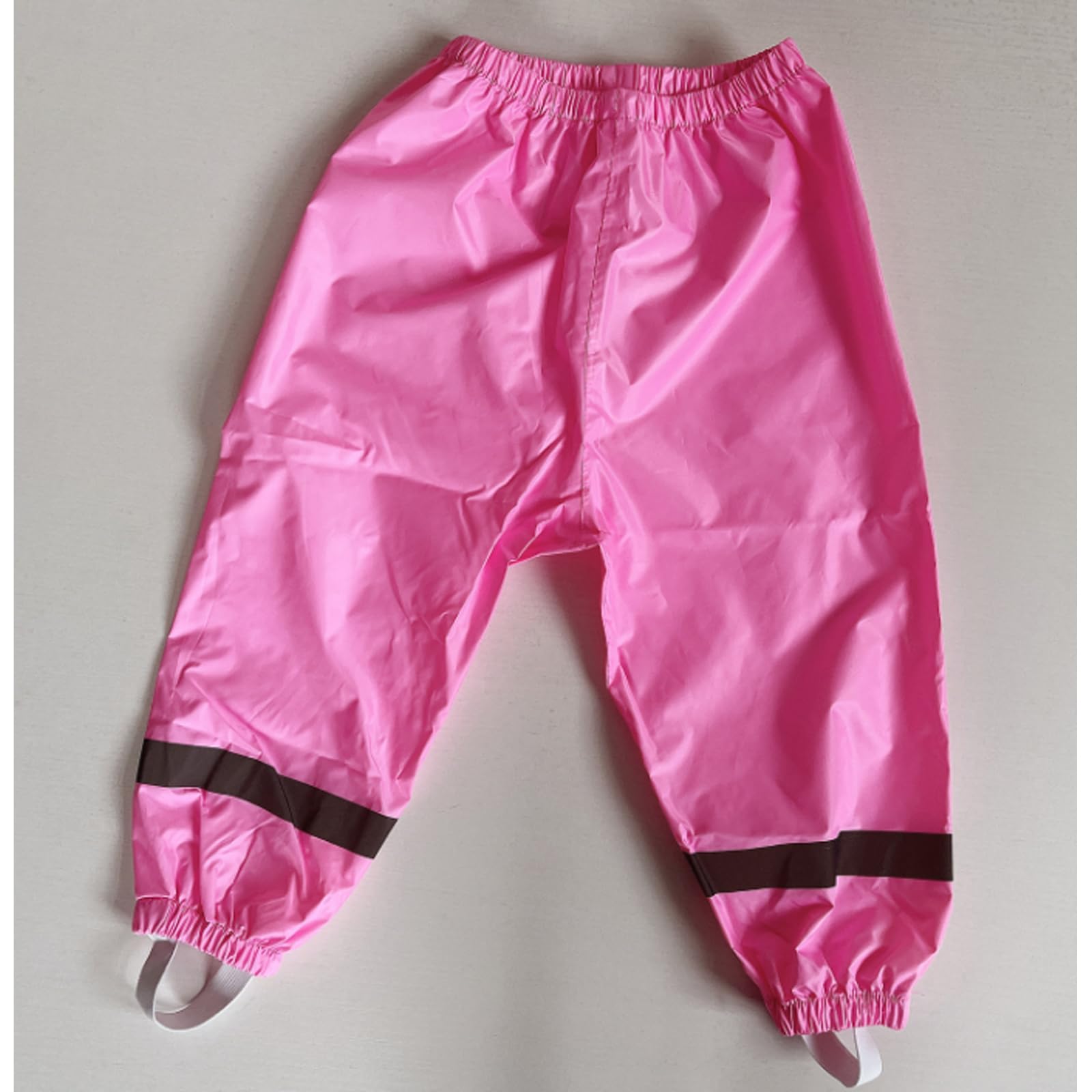 YIQAUMA Boys Girls Toddlers Waterproof Rain Pants Mud Proof Lightweight Splash Pants (US, Age, 3 Years, 4 Years, Pink)