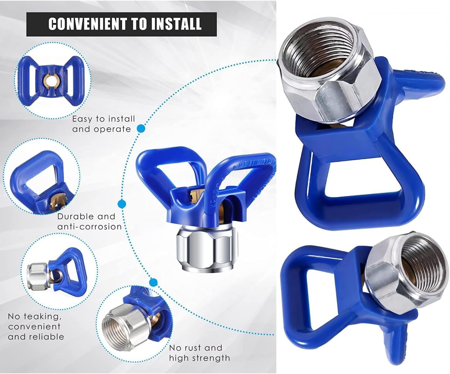 3-Pack) 246215 7/8-inch Guard Base G7/8 Blue X Reversible