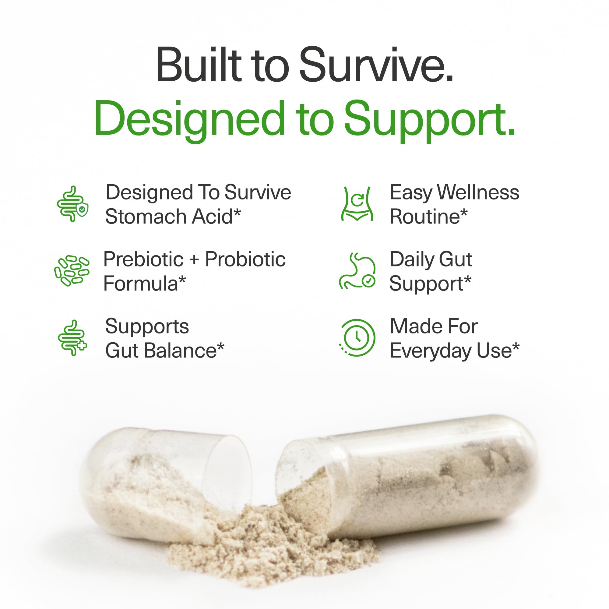 BIOptimizers Probiotic Breakthrough, Gut & Digestive Support, 120 Capsules — Amazon image 2