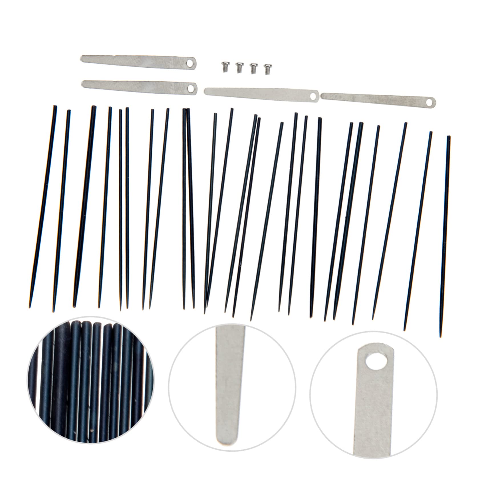 SUPVOX 4juegos De Para Saxofón Placas De Lengüeta y Accesorios De Reparación De Instrumentos Para De Saxofón Tenor