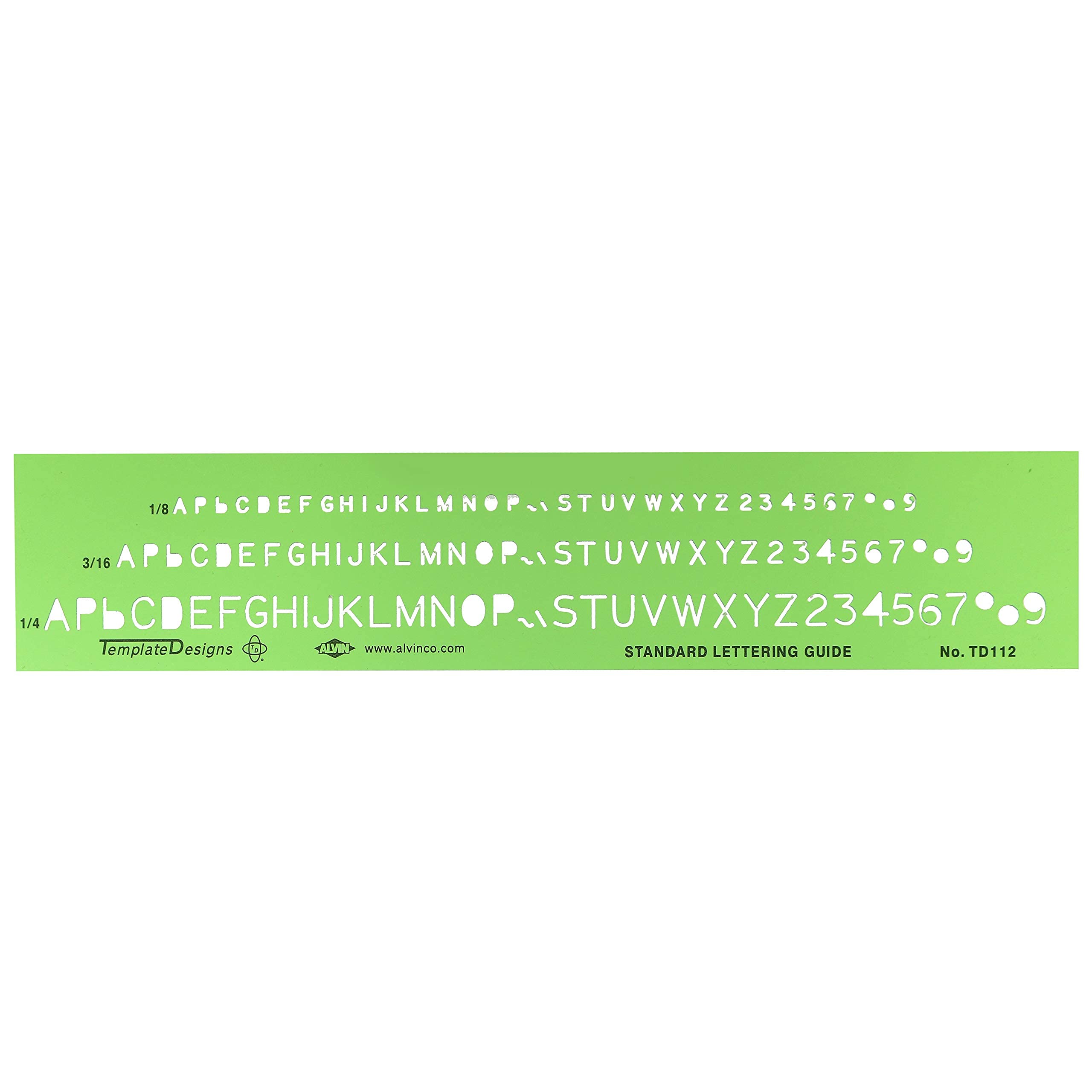 Alvin, TD112, Lettering Guide...B004O4LVH4 | Encarguelo.com