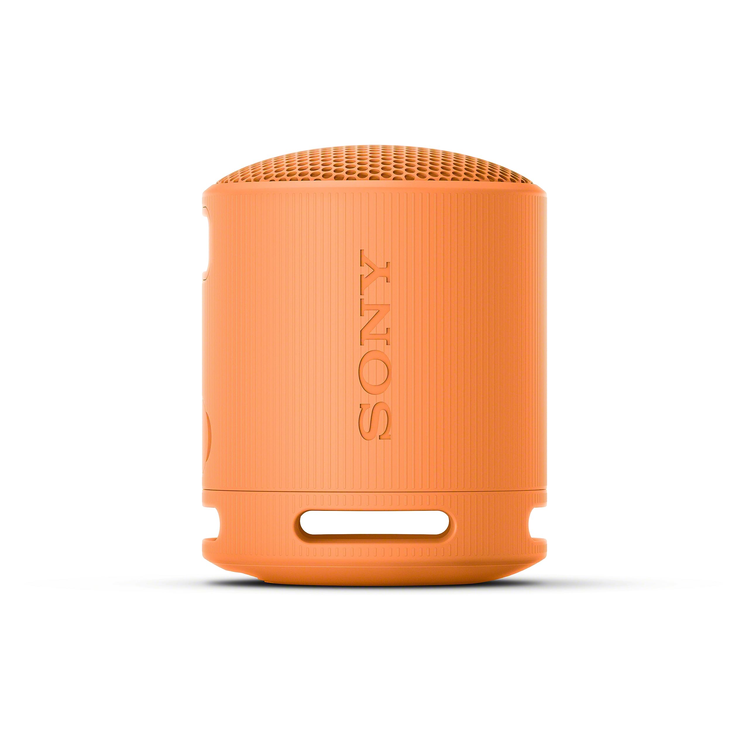 XB100 Portable Wireless Speaker | Extra BASS, 16 hour battery life, IP67 Waterproof and dustproof rating - Orange