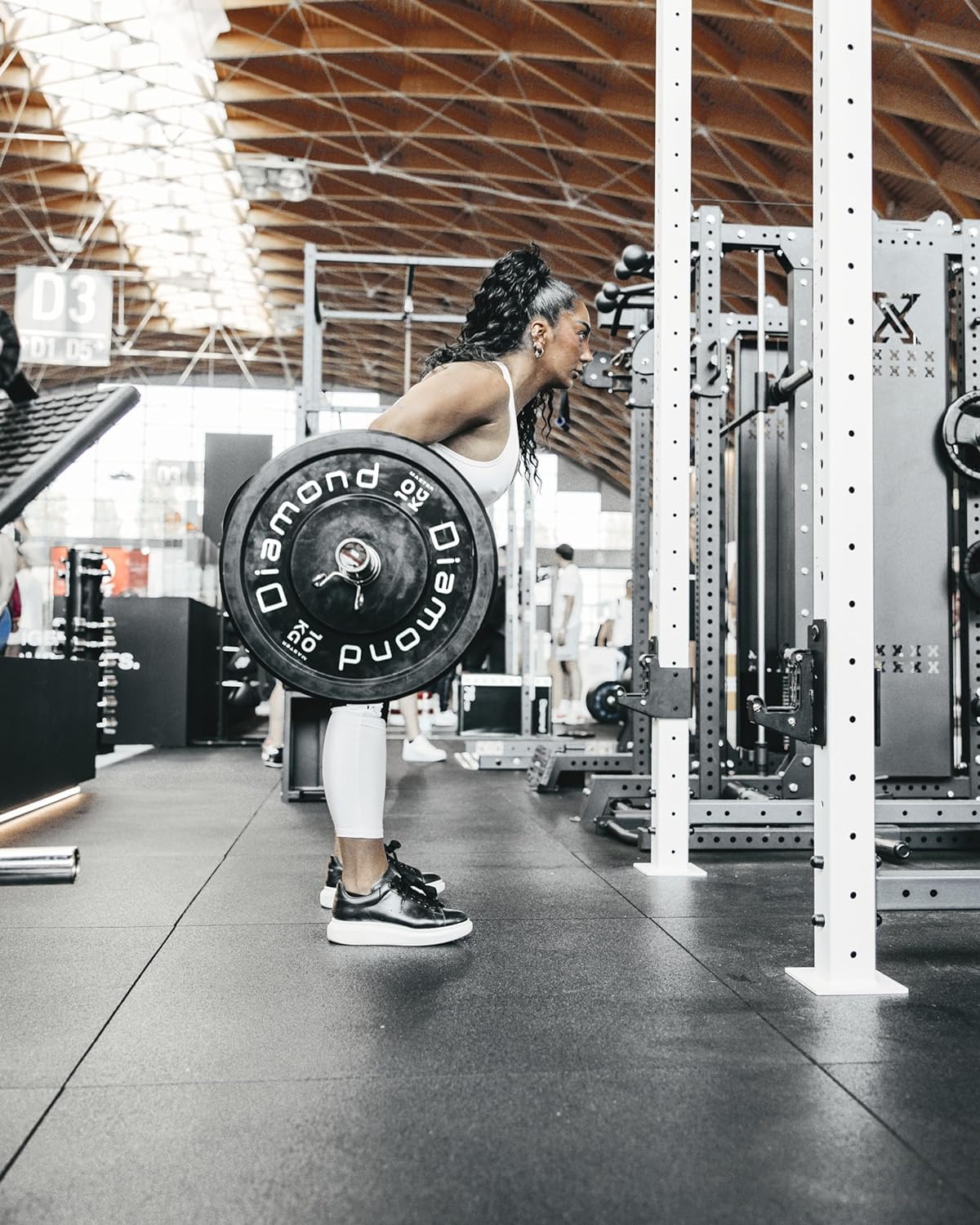 Haltères DIAMOND olympique de 150/180/220 cm Power Training DIAMÈTRE 50 mm | Charge maximale 330 kg