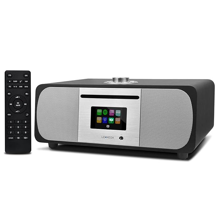 Buy LEMEGA M5P DAB Radio with CD Player,WiFi Radio with Bluetooth 35W HiFi Compact