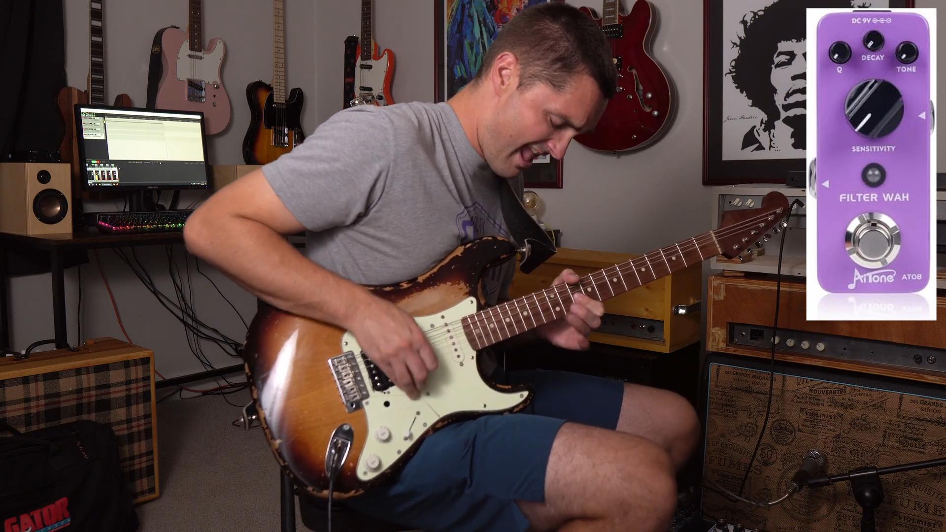 Amazon.com: AITONE Wah Pedal Dynamic Auto Wah Guitar Effect Pedals