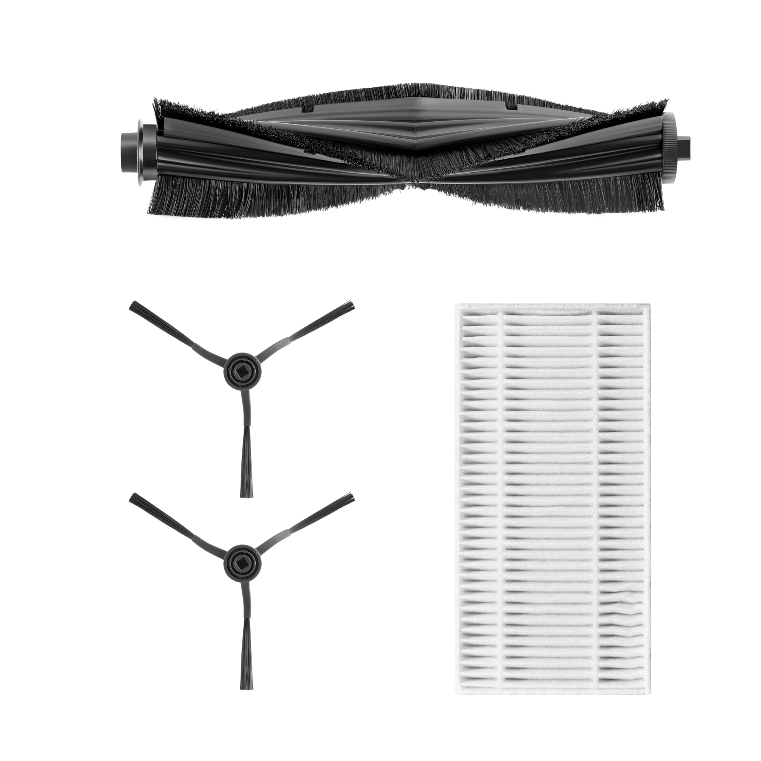 Eureka Authentic Accessories Kit, Compatible for J20 Authentic Accessories Kit Including: 2 Side Brush+ 1 Roller Brush + 1 HEPA Filter Cartridge, Compatible for J20 Robot Vacuum Cleaner,.