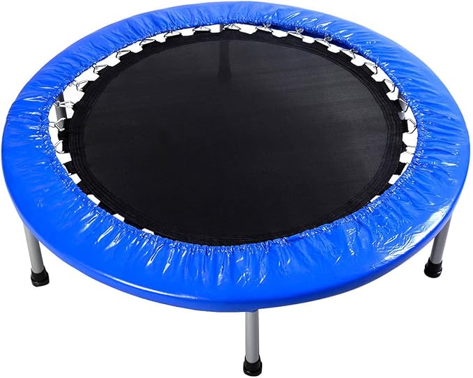 Amazon myronsalesstore Miniトランポリン38 "安全ゴムExercise Workout w/パッド&スプリング