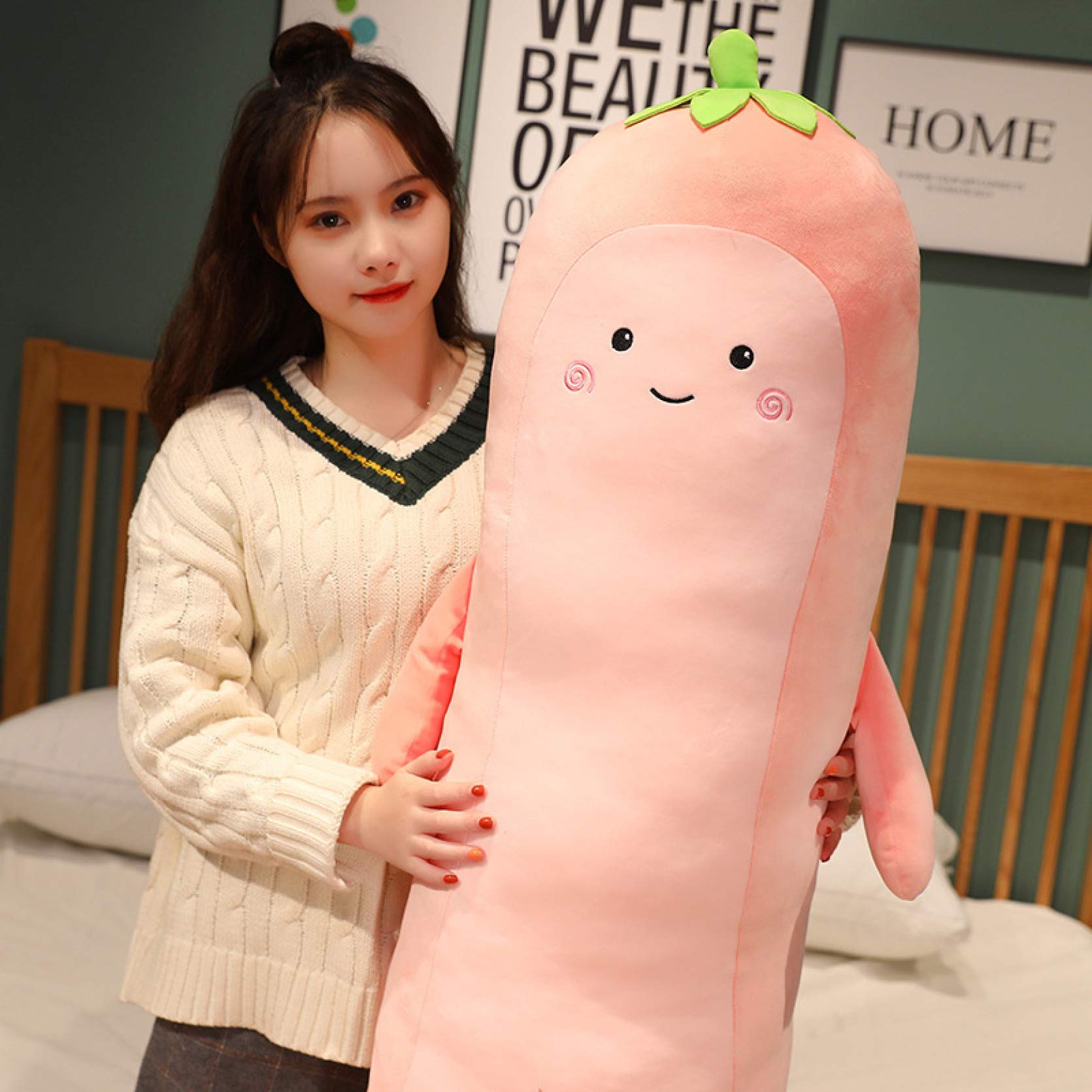 Amazon.co.jp: MMLYY 桃クッション ぬいぐるみクッション 桃 横向き寝