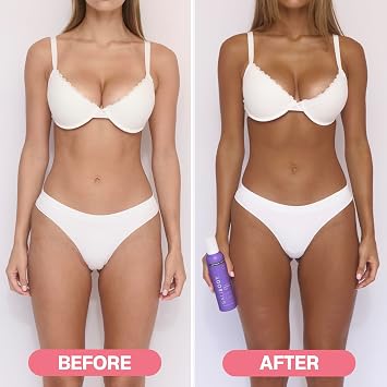 BALI BODY Deep Violet 1 Hour Express Self Tanner Fast-Acting, Weightless Self Tanner for Natural Bronze No-Transfer, Hydrating Quick Tan Mousse for Smooth, Radiant Skin