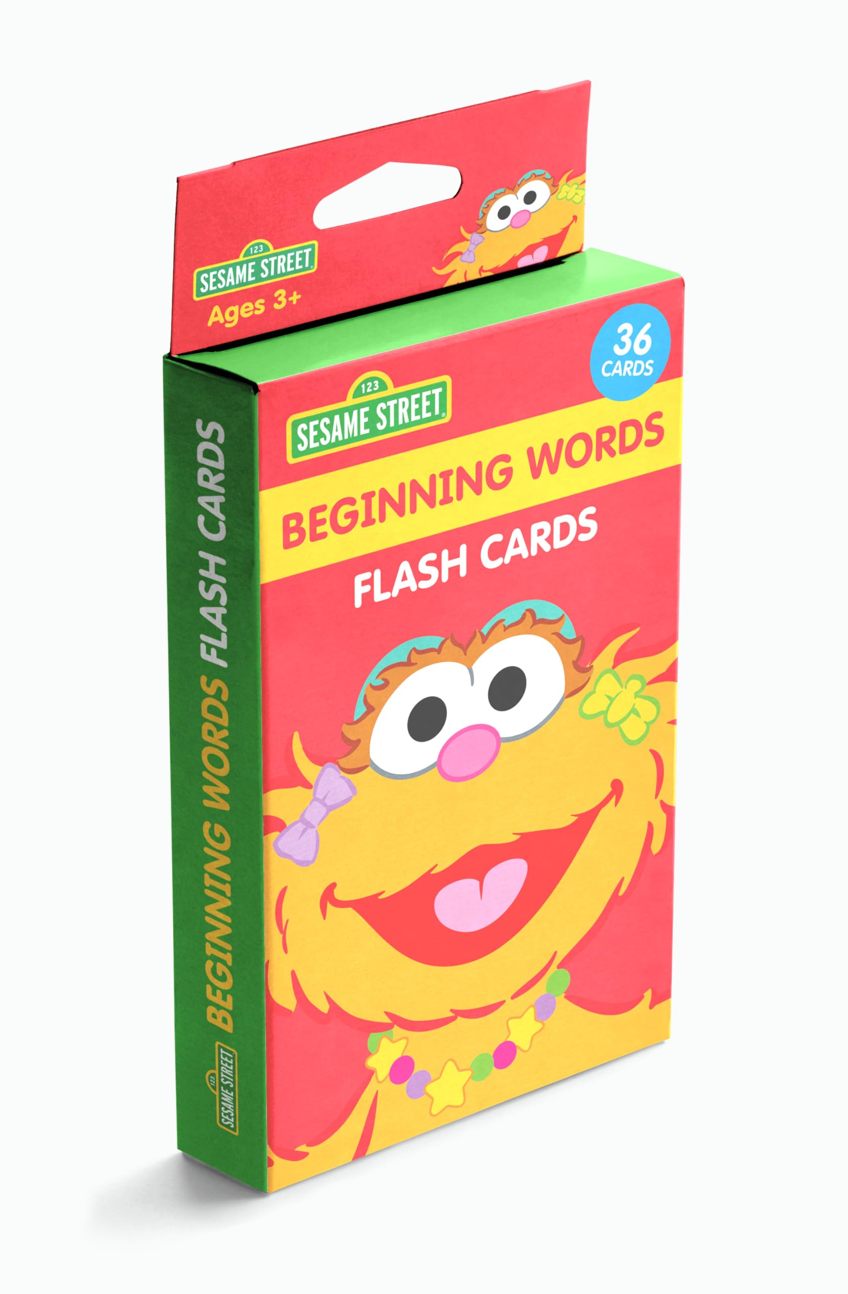Sesame Street Educational Flashcards-Beginning Words with Zoe