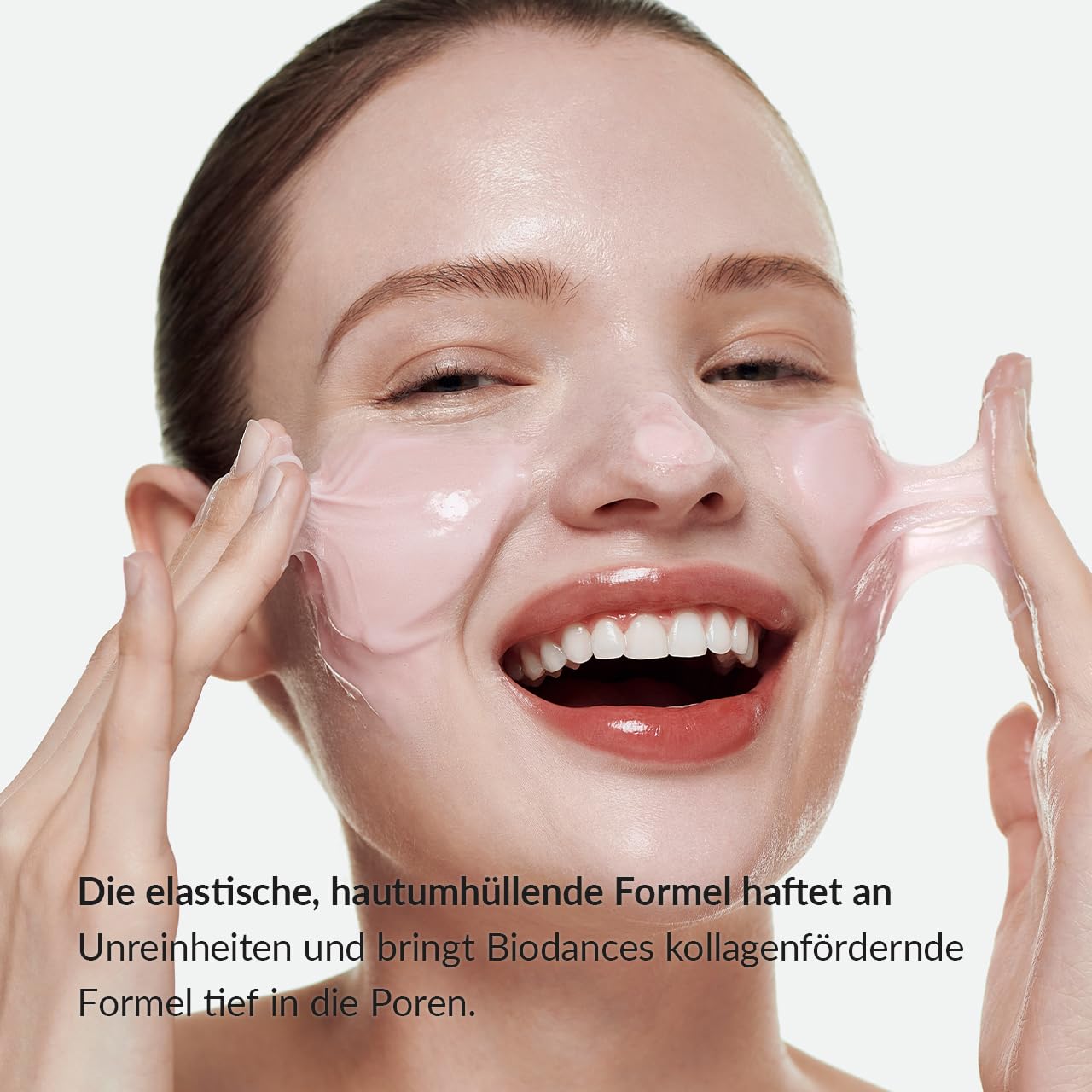 BIODANCE Collagen Mask To Foam Cleanser, Gesichtsreiniger für Frauen, 2-in-1-Porenmaske und feuchtigkeitsspendender schäumender Gesichtsreiniger, koreanische Hautpflege (150 ml)