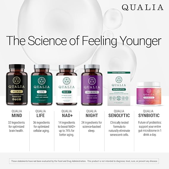 Qualia Mind | The Ultimate Blend for Brain Health* | Doctor-Formulated Nootropic to Fuel Focus & Concentration* | Supports Long Term Brain Health| Maintain Drive & Productivity