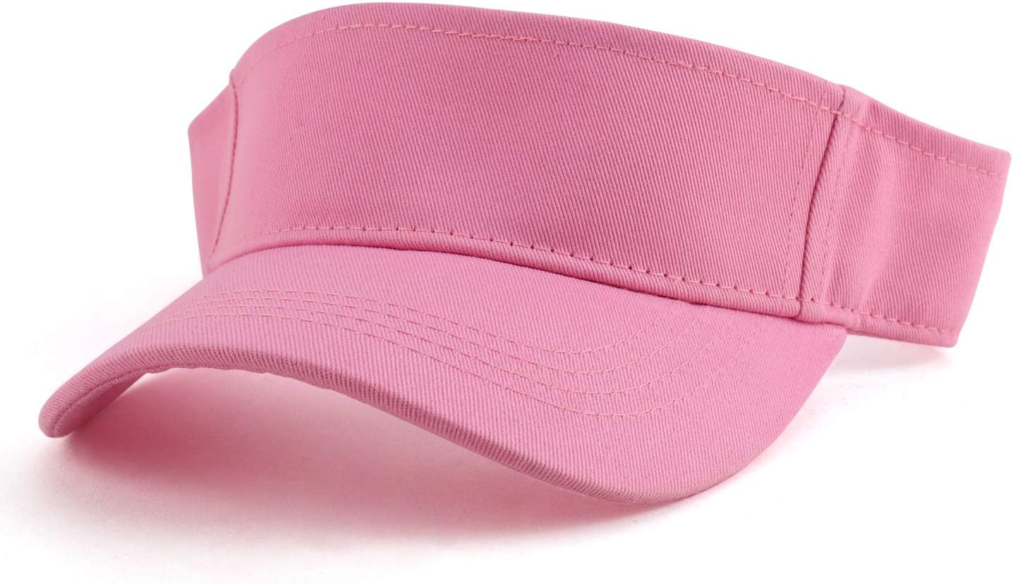 Trendy Apparel Shop Youth Size Kid's Cotton Summer Visor Hat