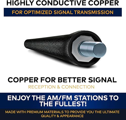 Miniatura 2 de Mástil de antena de 6 34 pulgadas - Compatible con Toyota Tacoma 2005 06 07 08 09 10 11 2012 2013 2014 2015