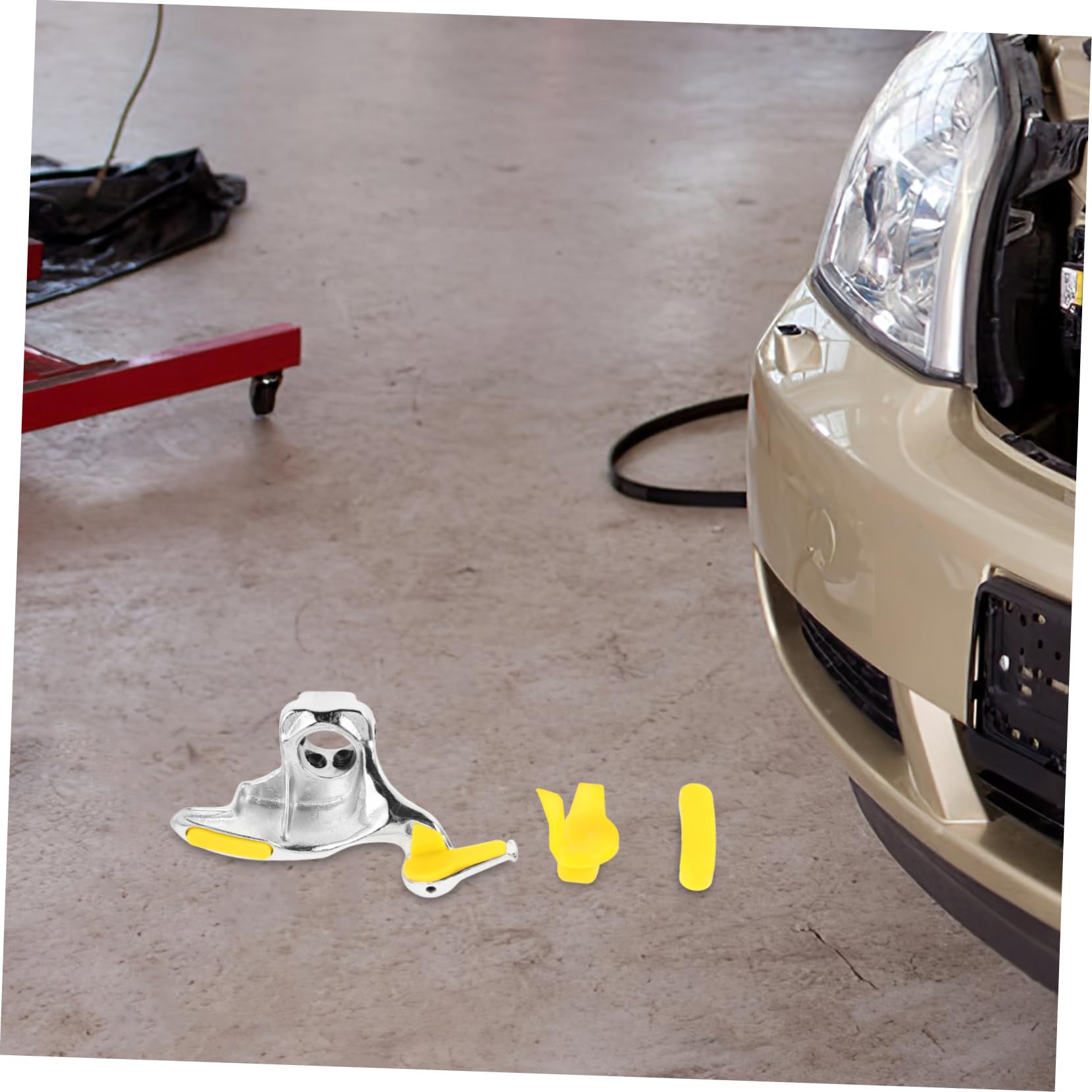 Strumento di Smontaggio Pneumatici Bird Head per Auto | Acciaio Fuso e Plastico, Cuscinetti Protettivi Inclusi, Uso Multifunzionale per Veicoli e Moto