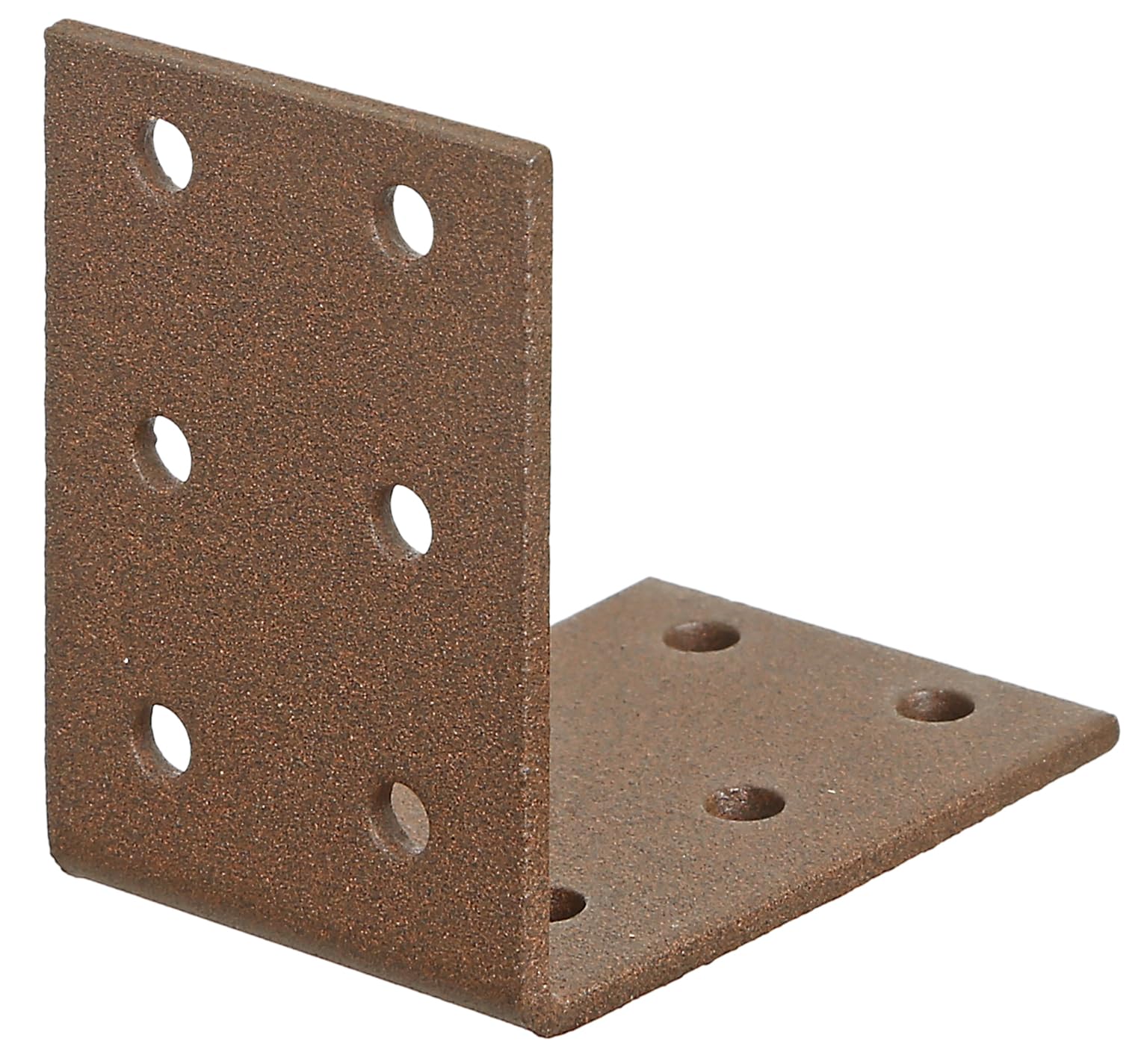 Alberts 823016 DURAVIS Escuadra Perforada, Marrón Oxidado