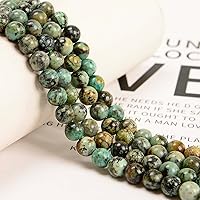 Vista 54 de 200 cuentas redondas y sueltas de cristal de cuarzo gris natural de 0.32 pulgadas (8 mm) para joyería y manualidades