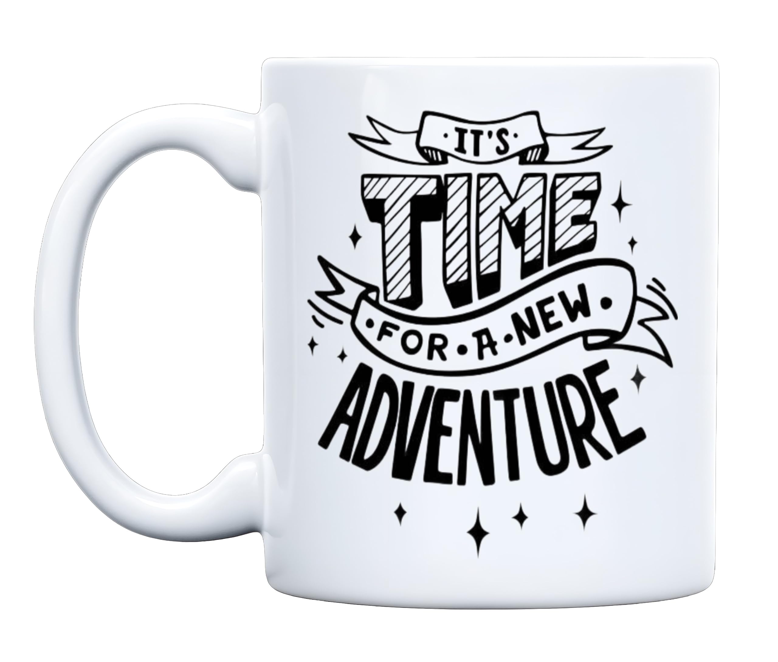 Printastic Hiking Travel Coffee Mug Tea Cup to Birthday Gift for Men Girls Husband Boys Wifes Sister Brother (330 ml) (its time for a New Adventure)