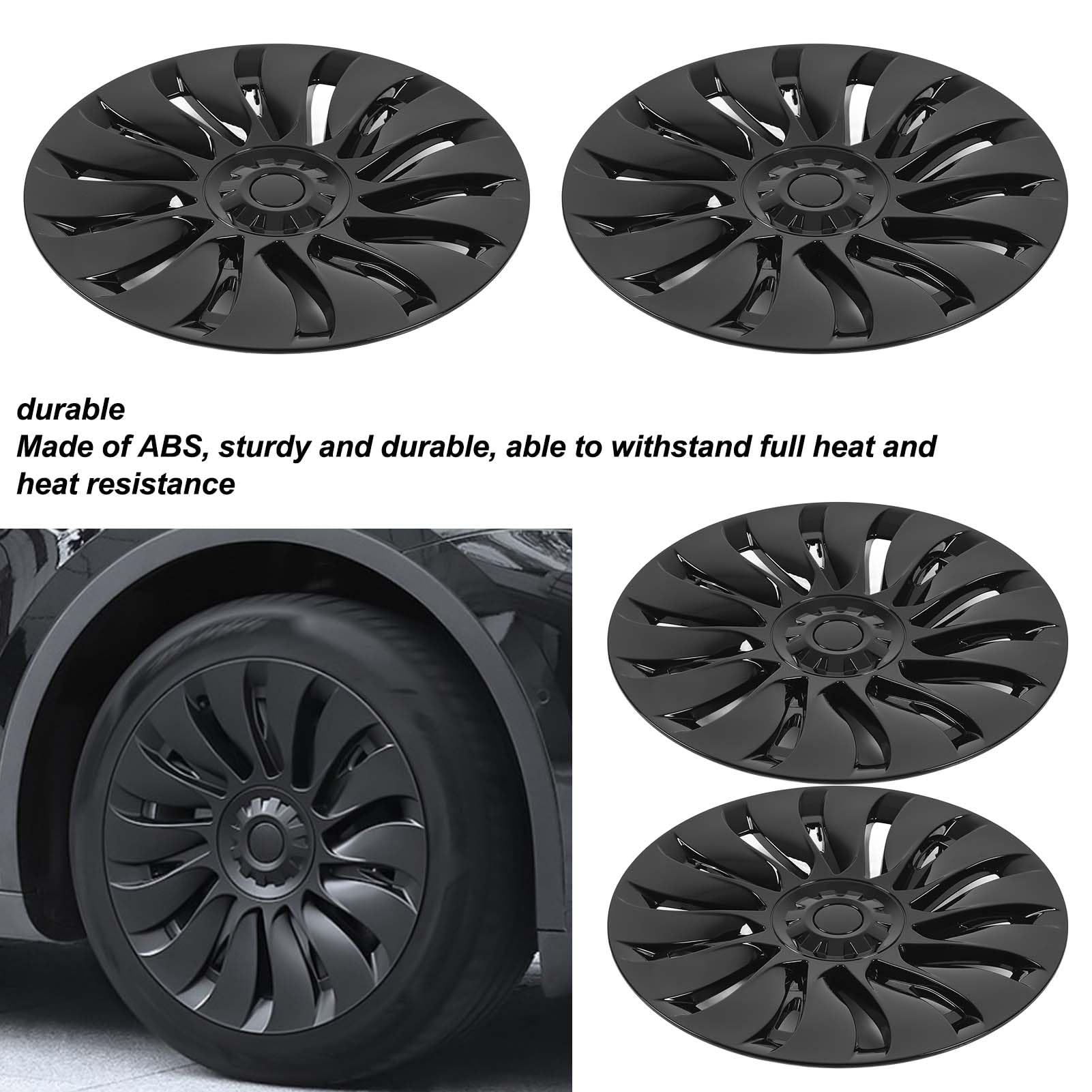 Dioche Enjoliveurs De Jantes Aramox Enjoliveur De Jante De Roue, 4