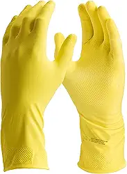 Danny Luva Confort Látex Tamanho Médio Cor Amarela