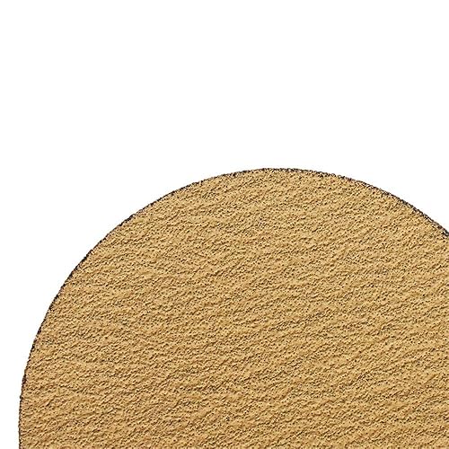 Miniatura 5 de findmall Almohadillas de gancho para lijar, disco de lijado de 6 pulgadas, sin agujero, 100 unidades de óxido de aluminio, papel de lija redondo