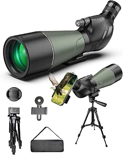 20-60x80 HD Spotting Scope Dual Focusing