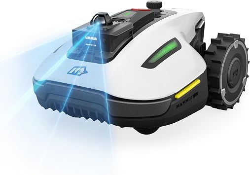 YUKA mini 2 800 Perimeter Cordless Robot Lawn Mower - Up to 800 m , 360  Navigation LiDAR + Camera with AI Driven Detection of Over 300 Obstacles, DropMow, 45% Slopes