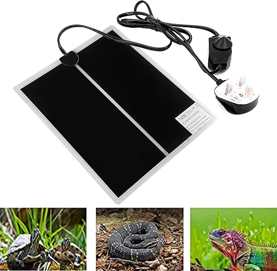 AWITHZ Reptile Heating Mat NonAdhesive Heat Pad for Reptiles with