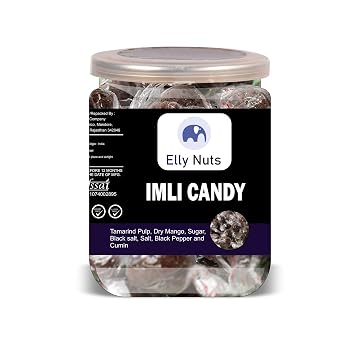 ELLY NUTS Imli Candy 500 Gram Airtight Container