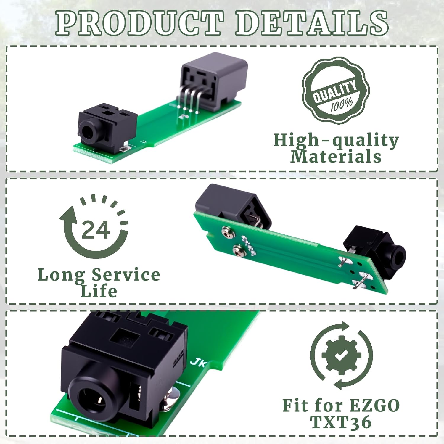 Aux Adapter Circuit Board Fit for Toyota Sienna Minivan 2004-2010 Stereo Auxiliary Part Number M3J489018, 86190-AE010 Car Audio Video Input Adapters Accessories