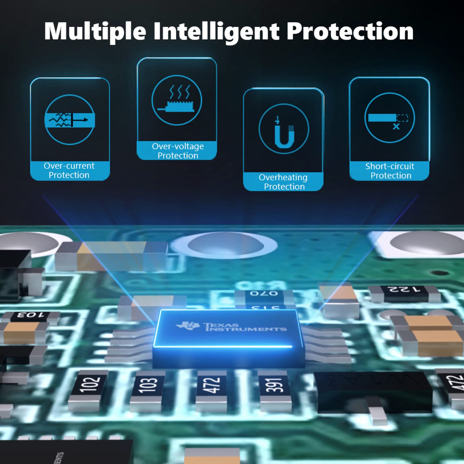 Water Proof 95W 12V to 19V 5A Boost Converter Module with Over Current, Synchronous Voltage stabilization for LED Lights, Golf Cart, ClubCar, Water Proof Design