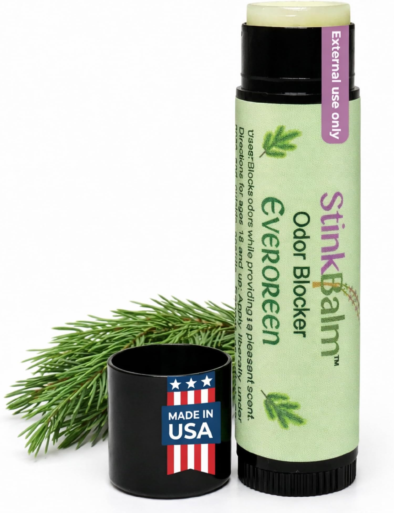 Evergreen Under-Nose Odor Masking Balm for Work & Daily Use | Portable Balm, Fresh Evergreen Forest Aroma, Healthcare, Caregiving, Nurse, Pocket-Friendly, Travel, Commuting & Everyday Use