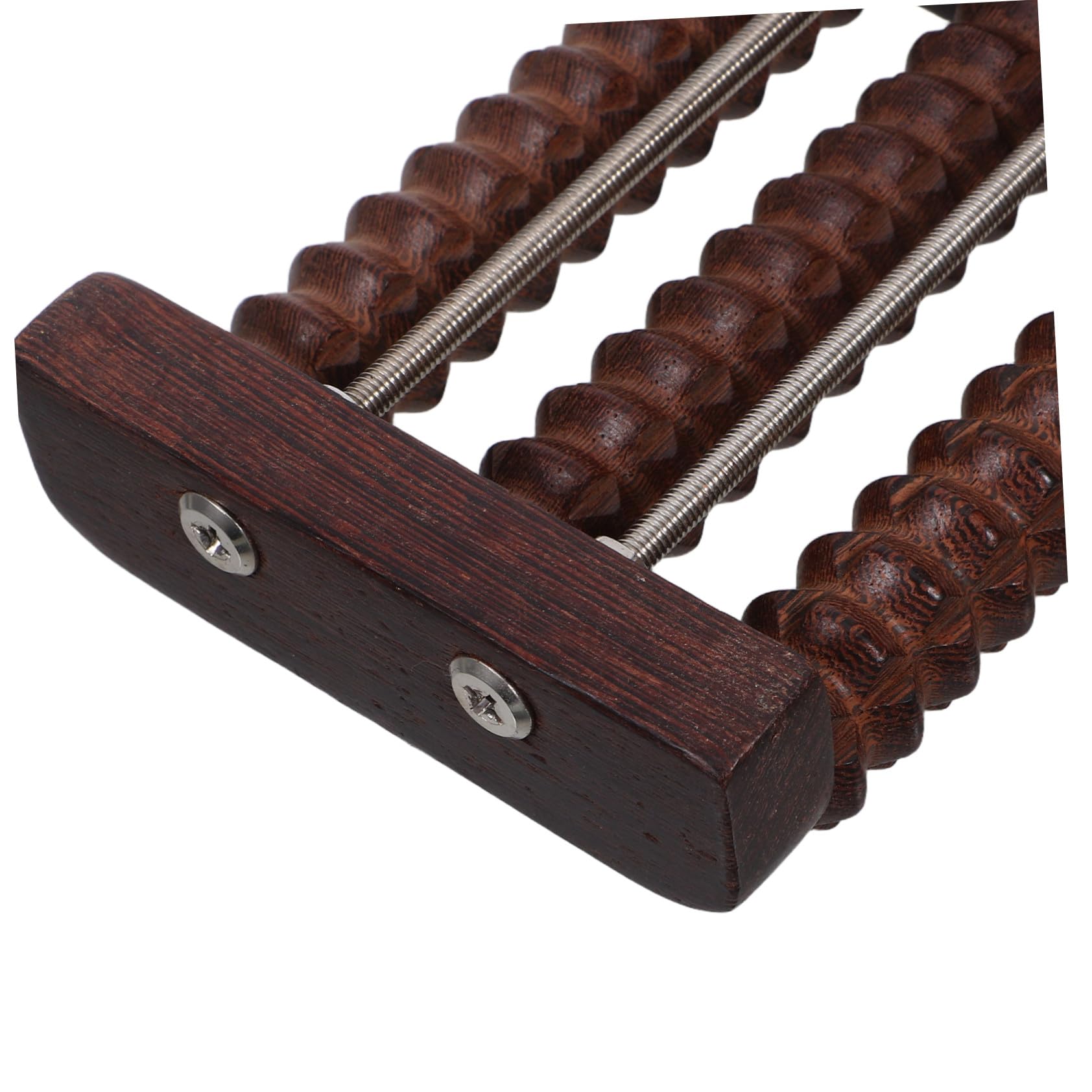 Mipcase Rodillo de Masaje para Pies de Madera Natural con Múltiples Ruedas para Acupresión y Alivio Muscular Estimulador de Puntos Gatillo para Relajación y Salud Podal