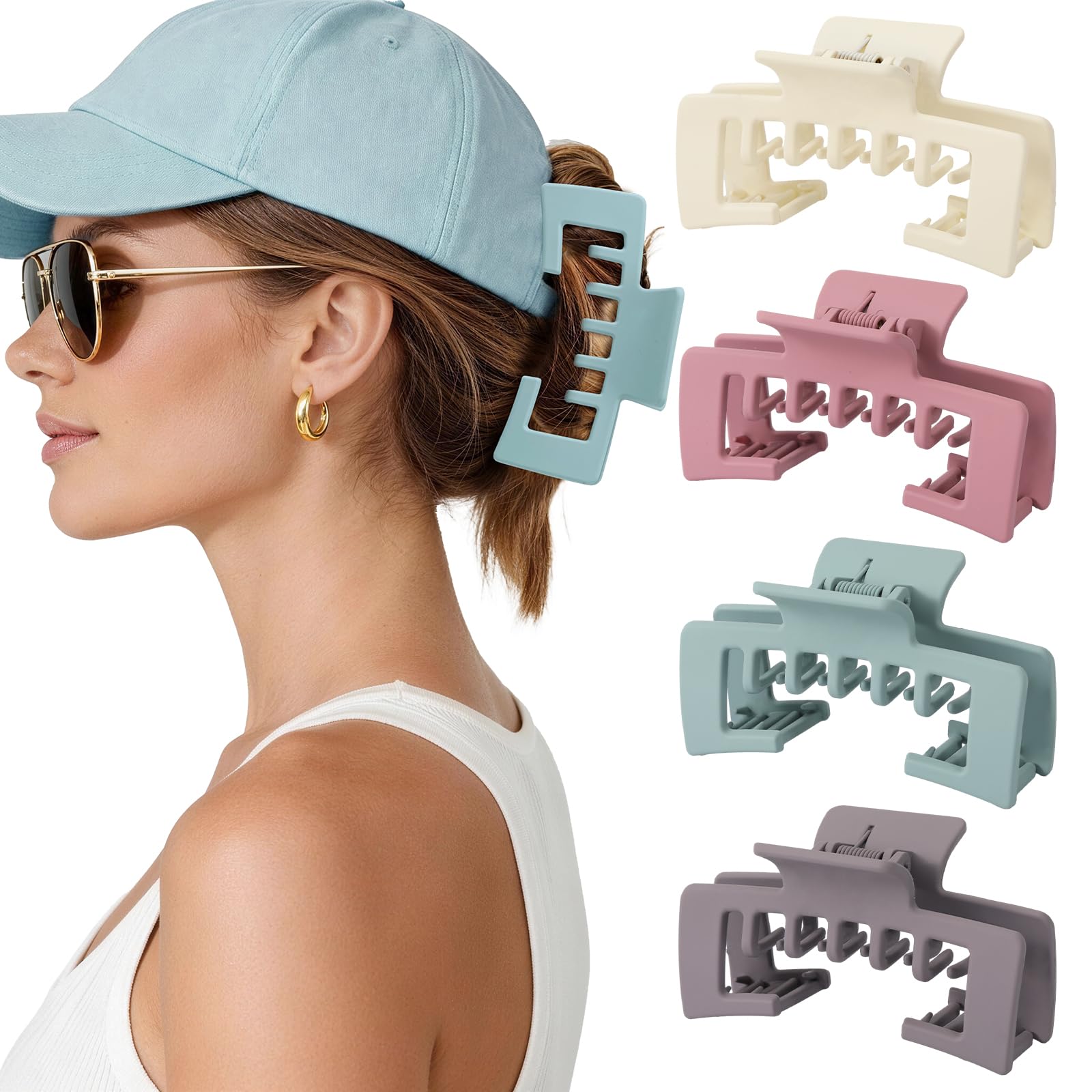 Photo 1 of Generic 4 Pack Hat Claw Clips