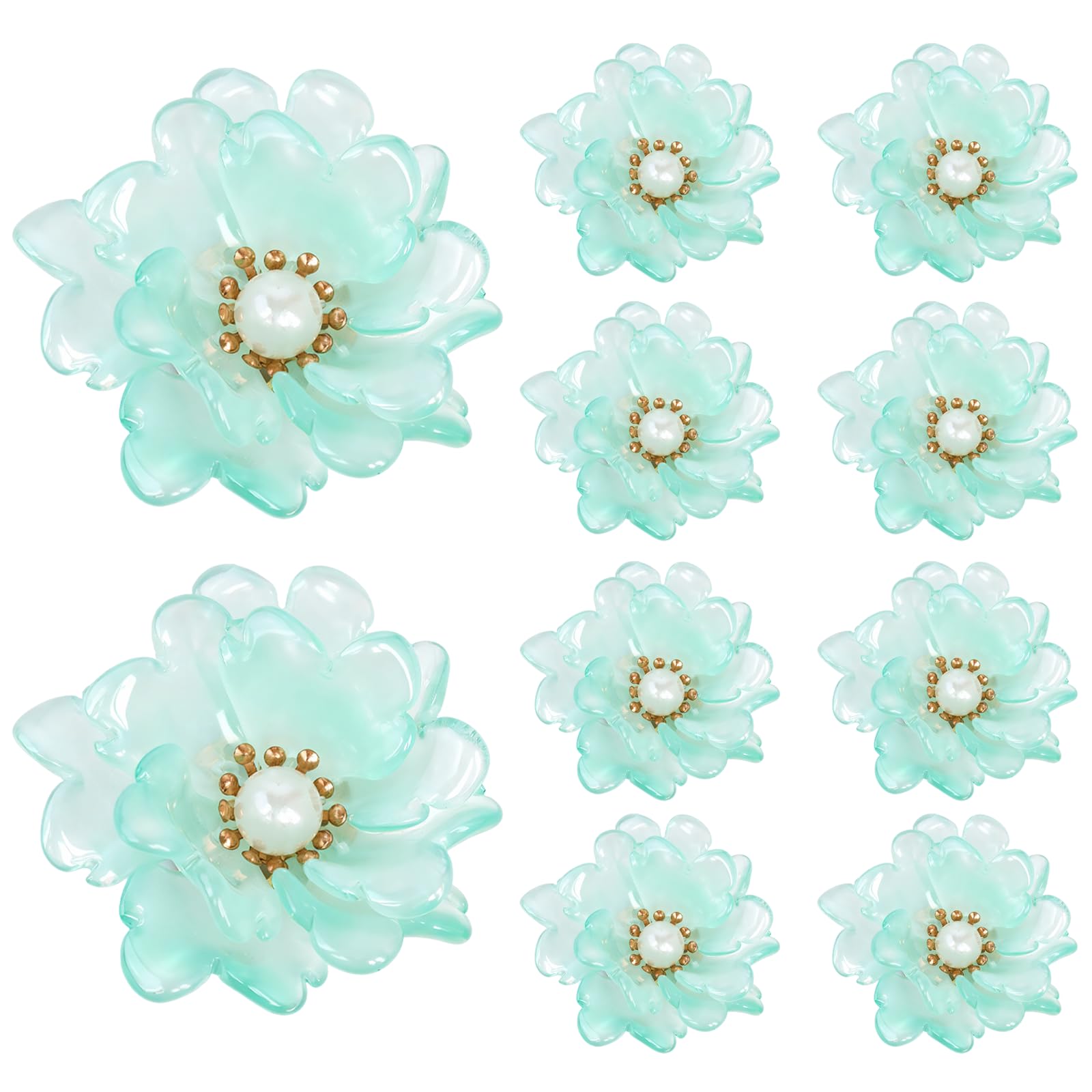 Flores de cristal pequeñas para manualidades de bisutería fina 7