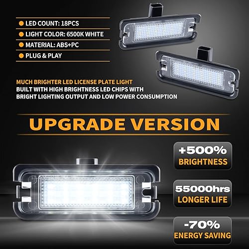 Miniatura 9 de Gempro Luces LED para matrícula de Ford Mustang Fusion Taurus Lincoln MKS MKT