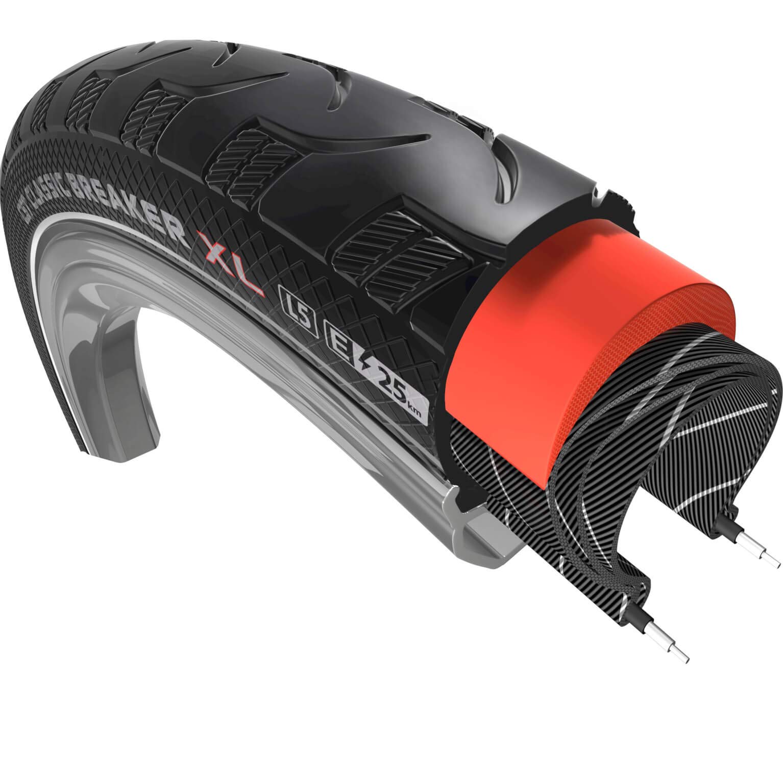 Pneu vélotaf CUB.CST Breaker Plus XL 28x1.40 pour vtc et ville