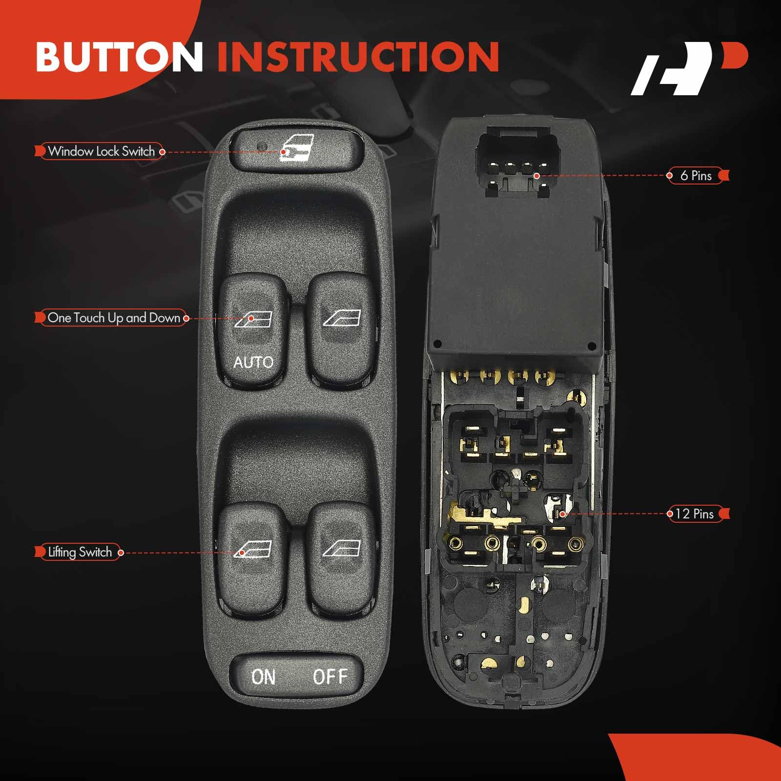 Amazon.com: A-Premium Master Power Window Switch Compatible with