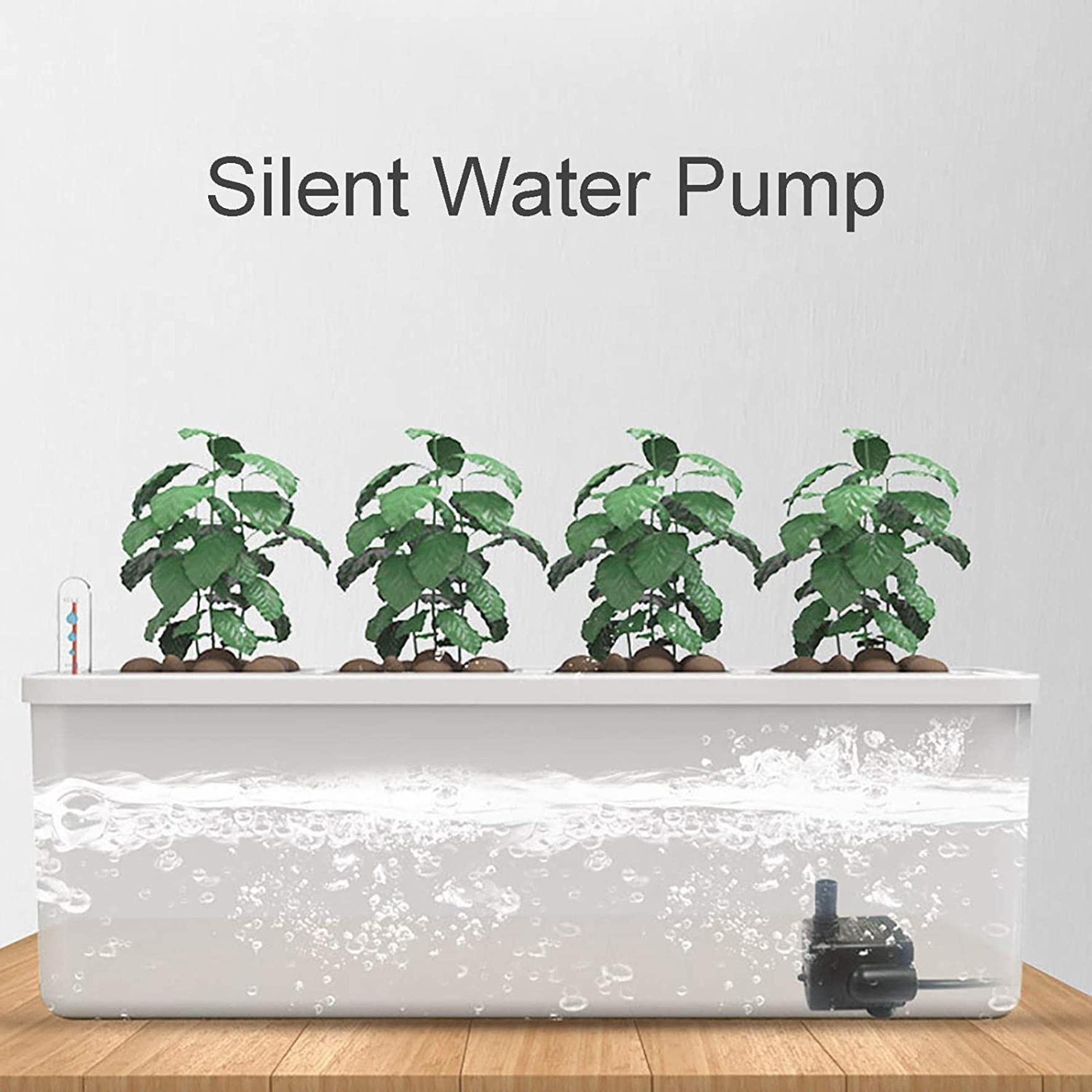 Kit De Germination du Jardin Hydroponique, Kit De Jardin d'herbe Intérieure avec LED, Plante De Semis De Culture sans Scolarisation, Idéal pour Diverses Plantes, Décoration Bricolage