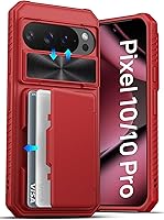 Vista 18 de ATATOO Funda tipo cartera para Google Pixel 10 Pro XL, tarjetero integrado (3-5 tarjetas) [bloqueo RFID] y cubierta de cámara deslizante, protección