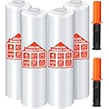 JARLINK Stretch Film, 15 Inch x 1000 Feet Shrink Wrap for Pallet Wrap, Industrial Strength Stretch Wrap with Handles, Moving Wrapping Plastic Roll, 60 Gauge, 4 Pack