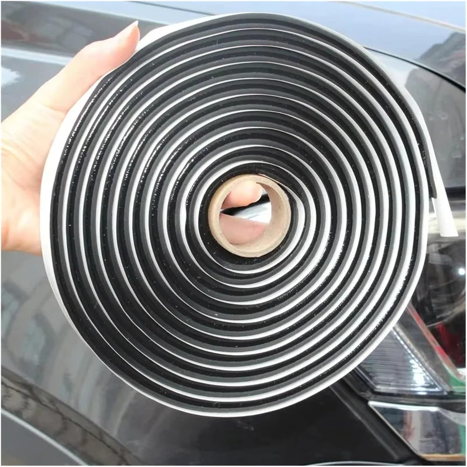 Waterproof Black Tape Butyl Rubber Glue Sealant 4m RV Car Headlamps Window Door Windshield Headlight Retrofit Sup