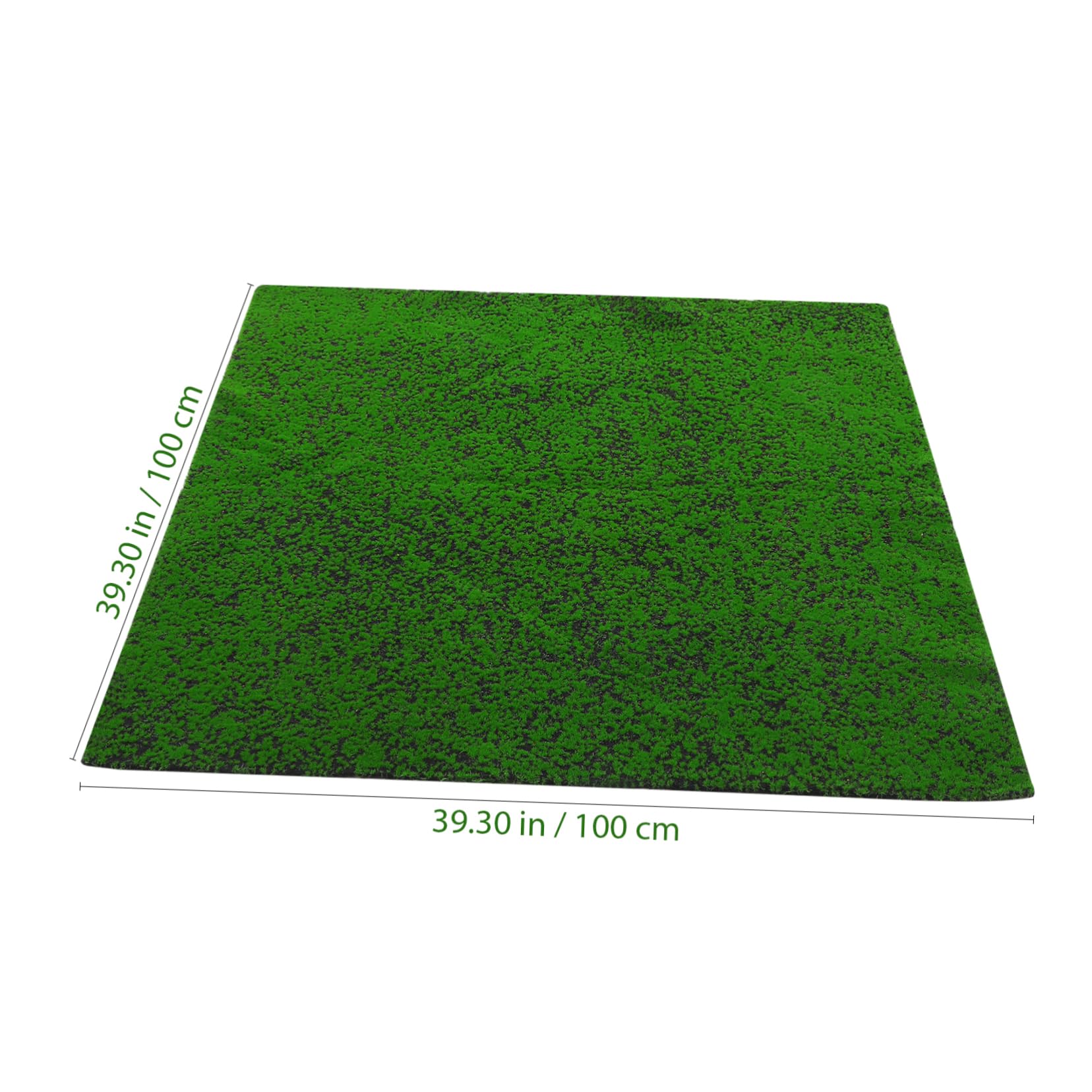 Musgo Artificial de Espuma Perlada, Césped Decorativo Verde para Patio
