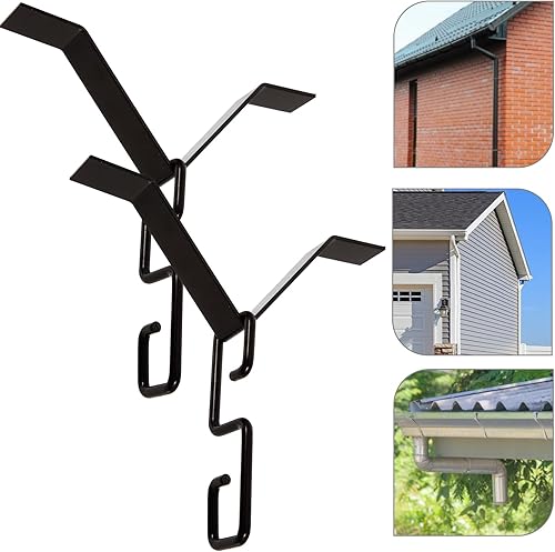 Miniatura 6 de Juego de 2 ganchos de cadena de lluvia, adaptador de cadena de lluvia, accesorio de cadena de lluvia, adaptador de drenaje, cadena de lluvia